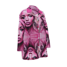 Load image into Gallery viewer, R&amp;RH Her Eyes Pink Women&#39;s Luxury Pajama Shirt
