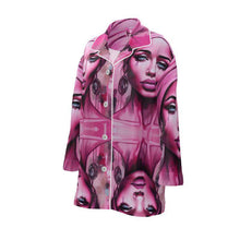Load image into Gallery viewer, R&amp;RH Her Eyes Pink Women&#39;s Luxury Pajama Shirt
