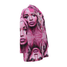 Load image into Gallery viewer, R&amp;RH Her Eyes Pink Women&#39;s Luxury Pajama Shirt
