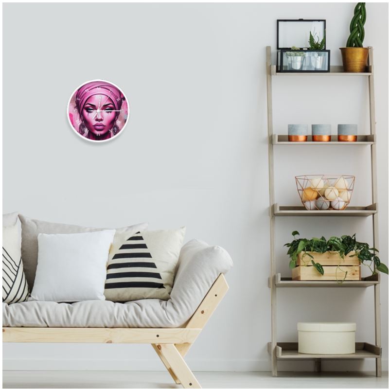 R&RH 'Her Eyes' Pink Designer Wall Clocks