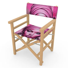 Load image into Gallery viewer, R&amp;RH &#39;Her Eyes&#39; Pink Designer Directors Chair
