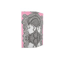 Rich and Rich Pink Destiny Designer Originals Folding Screen made of canvas with concertina fold