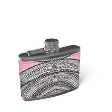 Load image into Gallery viewer, Leather Wrapped Hip Flask
