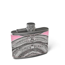 Load image into Gallery viewer, Leather Wrapped Hip Flask
