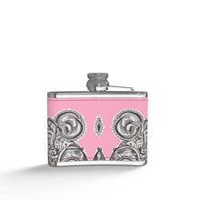 Load image into Gallery viewer, Leather Wrapped Hip Flask

