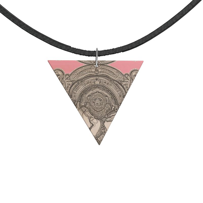 Rich and Rich PinkDestiny Designer Originals Women's Wooden Pendant Geometric Shapes