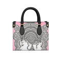 Rich and Rich Pink Destiny Mini Bonchurch Shopper Bag in genuine Nappa leather with tan suede lining