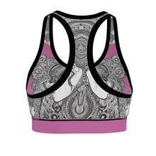 Load image into Gallery viewer, Rich and Rich Pink Destiny Designer Sports Bra
