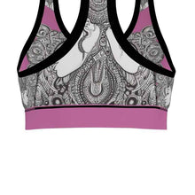 Load image into Gallery viewer, Rich and Rich Pink Destiny Designer Sports Bra
