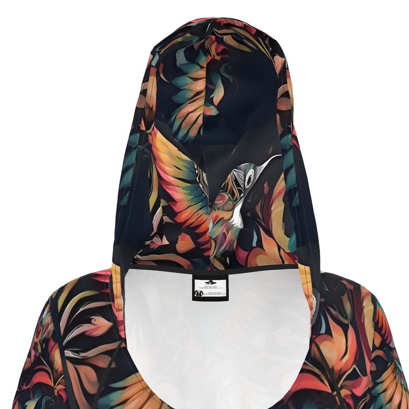 Designer hoodie dress in soft jersey knit with hood and kangaroo pocket