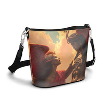 Load image into Gallery viewer, Penzance Large Leather Bucket Tote

