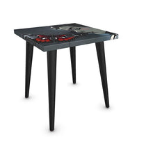 Load image into Gallery viewer, R&amp;RH Black  Butterfly  Beautiful Artistic Designs Side Table
