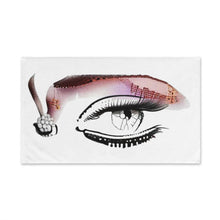 Load image into Gallery viewer, R&amp;RH Elegant Eye Design Hand Towel - Artistic Home Décor
