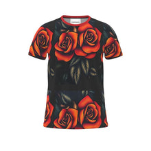 Load image into Gallery viewer, R&amp;RH Burnt Orange Roses T-Shirt
