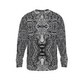 R&RH Portraits of Animal Gray Beauty Artistry Sweatshirt featuring artistic gray animal design, unisex relaxed fit