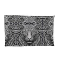 Soft breathable handmade pillow case in housewife style measuring 29 by 20 inches