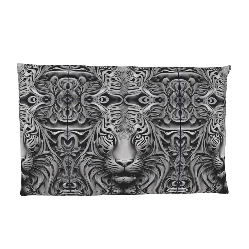 Soft breathable handmade pillow case in housewife style measuring 29 by 20 inches