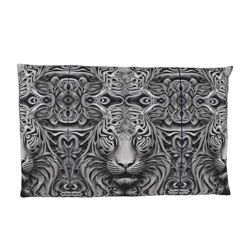 Soft breathable handmade pillow case in housewife style measuring 29 by 20 inches