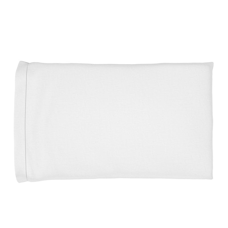 Soft breathable handmade pillow case in housewife style measuring 29 by 20 inches