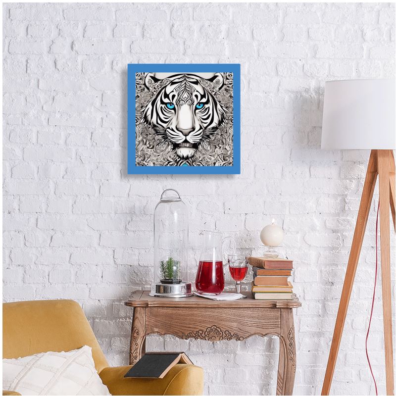 R&RH Majestic Tiger Acrylic Print wall art featuring a vibrant, detailed tiger portrait