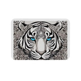 Nappa leather backpack with blue-eyed lion artwork, adjustable shoulder straps and two interior pockets — additional view 6