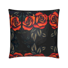 Load image into Gallery viewer, R&amp;RH Burnt Orange Roses Designer Originals Cushions
