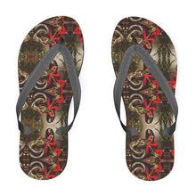 Load image into Gallery viewer, R&amp;RH LuiiLoviie Red Designer Female Flip Flops
