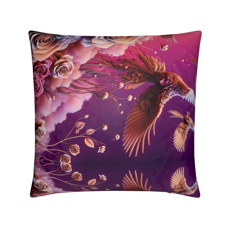 R&RH Flowery Abstract Birds Cushions