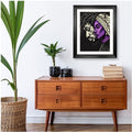 R&RH Woman and Man Deep Thought premium framed abstract art print