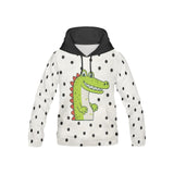 Critter Kicks Kids Croc Rock White Polka Dot Hoodie