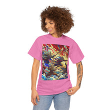 Load image into Gallery viewer, Vibrant Artistic Graphic Tee, Unisex Cotton Shirt, Casual Wear, Gift for Art Lovers, Festival Clothing, Unique T-Shirt

