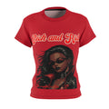 R&RH Women’s Bold Graphic Red Tee - 'Rich and Rich'