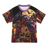 Rich & Rich Raven’s Masquerade Halloween Women's Black T-Shirt