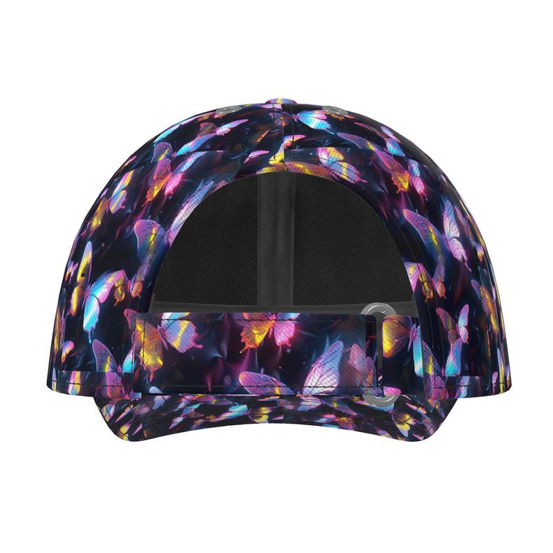 R&RH Womens Floral Inspiration Baseball Cap with floral design and silk satin lining