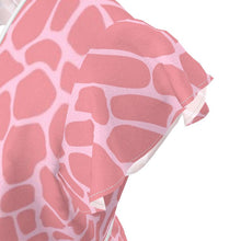 Load image into Gallery viewer, R&amp;RH Pink Abstract Women&#39;s Tea Dress
