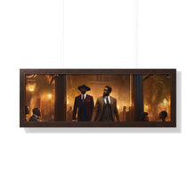 Load image into Gallery viewer, Club of Owls Framed Horizontal Poster - Rich and Rich Homeopportunities 
