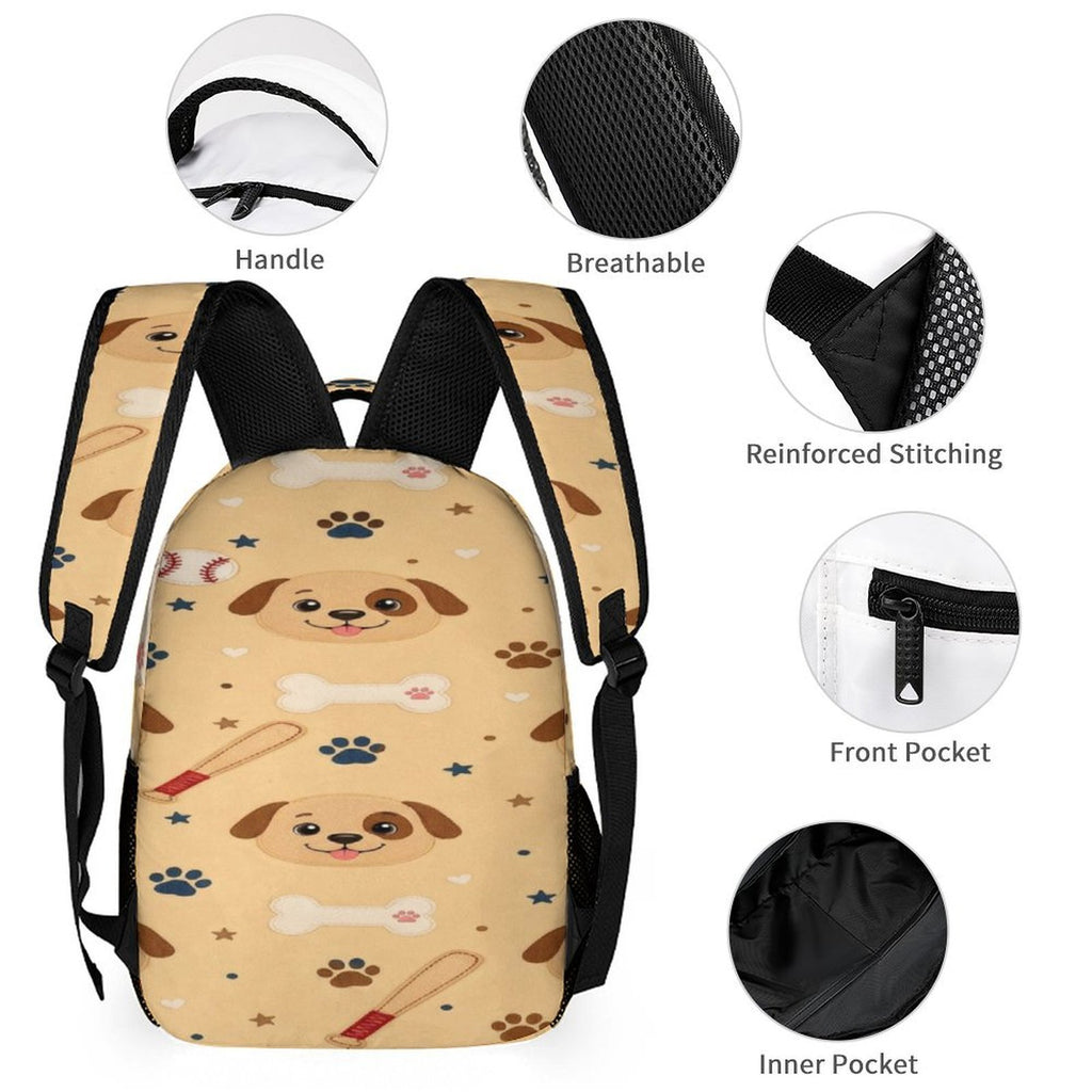 Rich and Rich Sport Utility Dogs and Baseball Backpack 3 Piece Set Combination