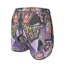 Load image into Gallery viewer, R&amp;RH Purple Abstract Women&#39;s Shorts
