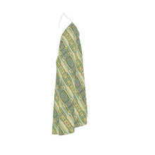 Load image into Gallery viewer, R&amp;RH Lime Yellow Women&#39;s Halterneck Dress
