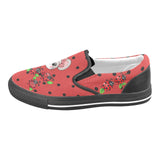 Critter Kicks Lady Bug Mouse Girls Red Slip On Canvas Shoe