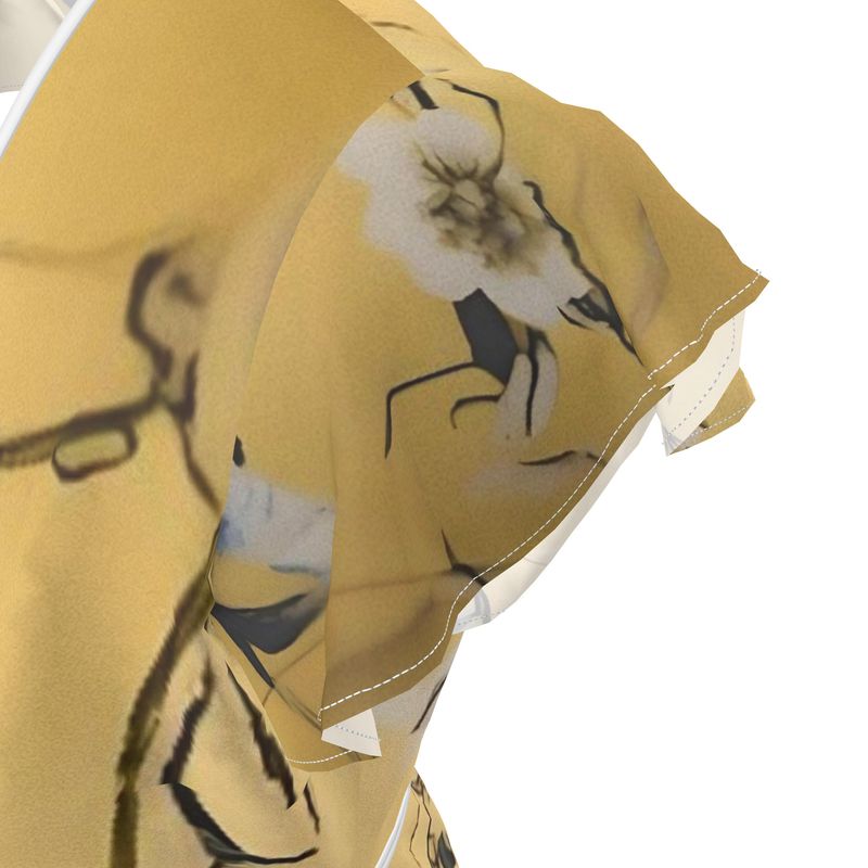 Rich and Rich Women's Pale Yellow Tea Dress