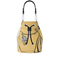 Rich and Rich Pale Yellow Women's Bucket Bag