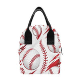 Rich and Rich Red Sport Utility Baseball Lunch Bag