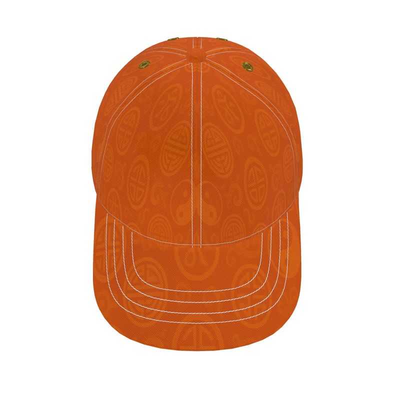 Rich and Rich Orange Feng Shui Designer Unisex Baseball Cap