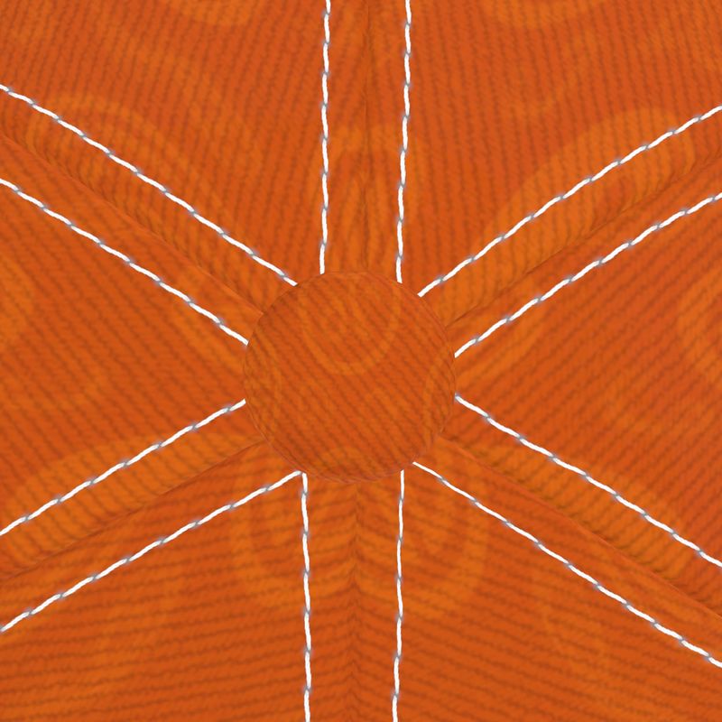 Orange six-panel baseball cap with curved peak and mesh-lined interior — additional view 16