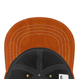 Orange six-panel baseball cap with curved peak and mesh-lined interior — additional view 14