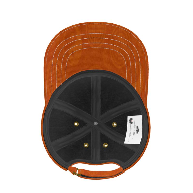 Rich and Rich Orange Feng Shui Designer Unisex Baseball Cap