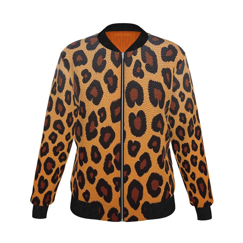 Rich and Rich Women's Orange Feng Shui Reversible Silk Bomber Jacket
