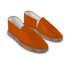 Load image into Gallery viewer, Orange Feng Shui Inspired Espadrilles
