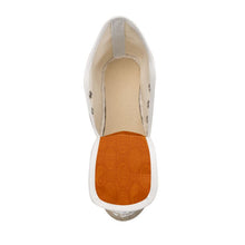 Load image into Gallery viewer, Ladies Orange 2.95&quot; Wedge Heel Espadrilles
